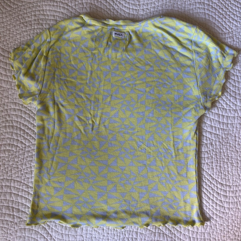 RVCA • Ribbed Geometric Crop Top - Picture 4 of 6